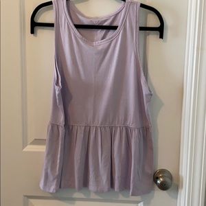 Lilac sleeveless top